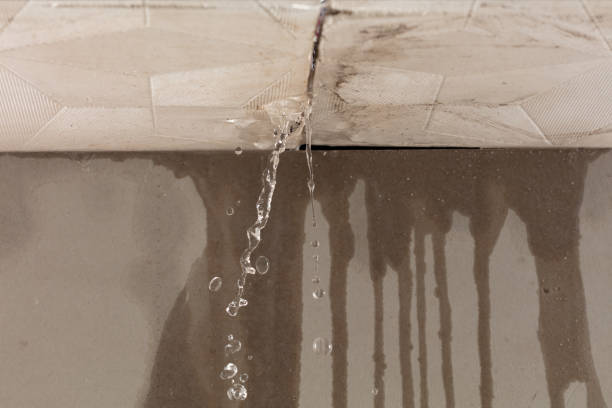 Professional Flood Damage Cleanup technician working in Climax, NY